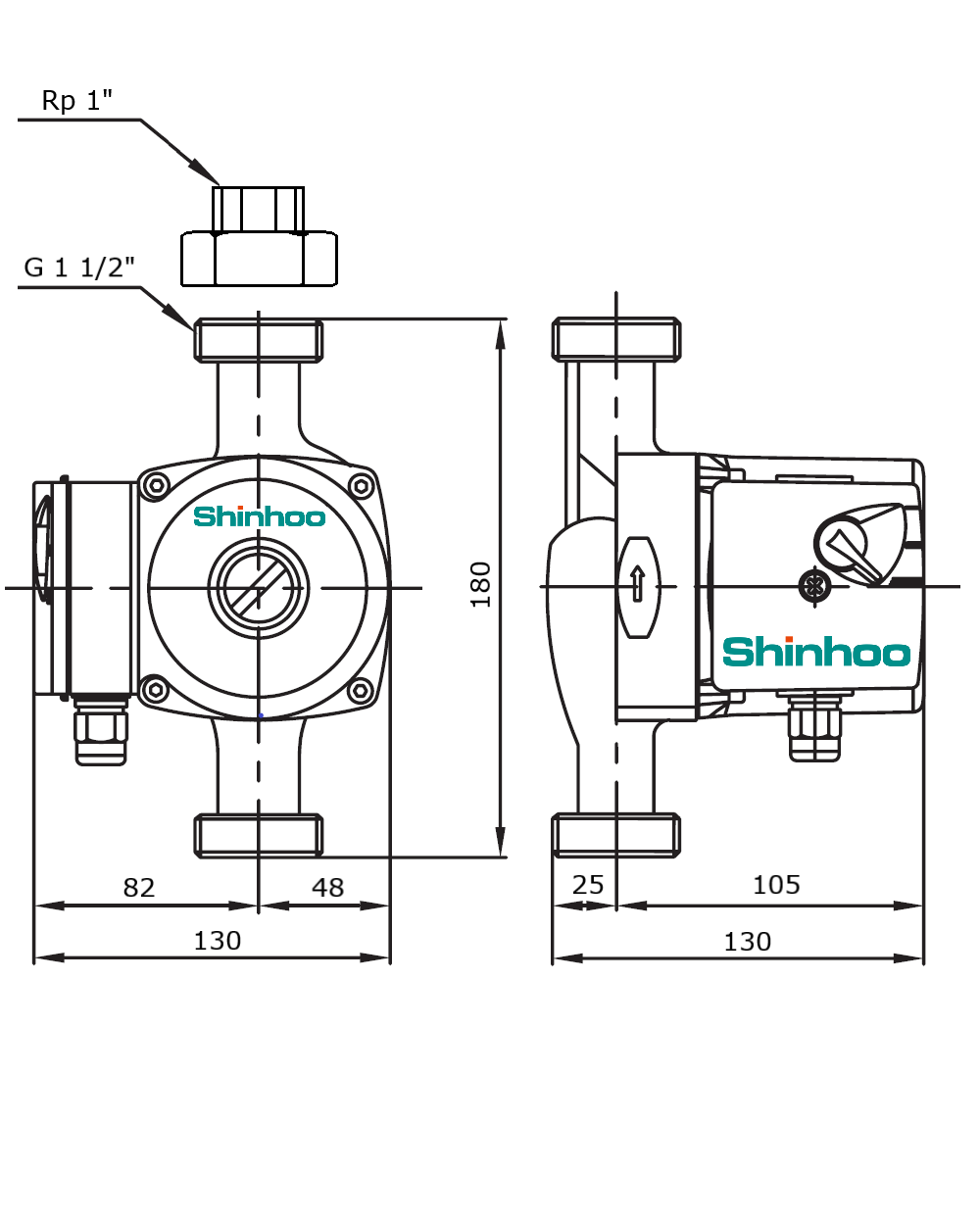 BASIC S 25-6S 180 1x230V